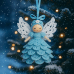 Crochet Christmas Angel Ornament Pattern: Christmas Amigurumi Set Decor (PDF Download), Crochet Christmas Pattern