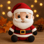 Crochet Christmas Cozy Santa Set – Santa Pattern: Christmas Amigurumi Set Decor (PDF Download), Crochet Christmas Pattern