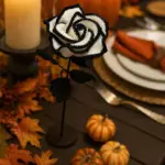 Crochet Gothic Crochet Rose Pattern | Halloween Gift | DIY Home Decor Easy Tutorial | Amigurumi Beginner PDF Digital Download File