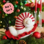 Crochet Snail Pattern | Christmas Gift | DIY Holiday Home Decor Tutorial | Amigurumi Animals Plush Toy Beginner Friendly PDF Tutorial