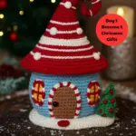 5 in 1 Bundle Crochet Christmas House Pattern | Handmade Amigurumi Winter Table Decor Tutorial PDF, DIY Holiday Home Decor, Christmas Gift