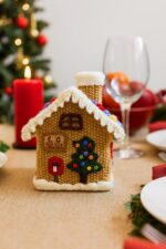 2 in 1 Crochet Gingerbread House & Christmas Truck Pattern, Amigurumi Holiday Table Decor Tutorial PDF, DIY Winter Decor, Christmas Gift - Image 7