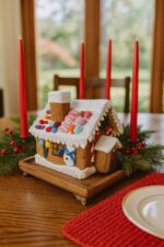 2 in 1 Crochet Gingerbread House & Christmas Truck Pattern, Amigurumi Holiday Table Decor Tutorial PDF, DIY Winter Decor, Christmas Gift - Image 6