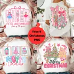 5 in 1 Bundle Crochet Christmas House Pattern | Handmade Amigurumi Winter Table Decor Tutorial PDF, DIY Holiday Home Decor, Christmas Gift - Image 4