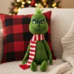 Christmas Grouch Amigurumi Pattern PDF | Ornament with Bow & Legs | US Terms | Difficult Skill Level