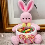 Beautiful Easter Basket: Ruffled Amigurumi PDF (US Terms) - Christmas Crochet Holiday PDF