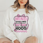 Mind Your Own Motherhood Embroidery Design, Retro Pink Bow Machine Pattern, Lightning Bolt Motherhood File, Checkerboard Motherhood Quote - Image 2