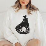 Fairytale Princess Carriage Embroidery Design, Pumpkin Carriage Machine Pattern, Midnight Ball Silhouette File, Magic Princess Starry Gown - Image 2