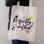 Perfectly Wicked Villainess Embroidery Design, Dark Mistress Machine Pattern, Evil Queen Icons File, Poison Apple and Horns Wicked Quote - Image 3