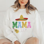 Festive Mama Cita Sombrero Embroidery Design, Traditional Guitar Machine Embroidery Pattern, Colorful Mom Embroidery File for Tote Bags - Image 3