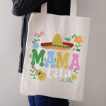 Colorful Mama Cita Embroidery Design, Mexican Sombrero Machine Embroidery Pattern, Floral Guitar Embroidery File for Mother's Day Shirts - Image 3