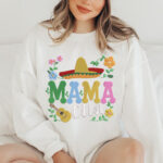 Colorful Mama Cita Embroidery Design, Mexican Sombrero Machine Embroidery Pattern, Floral Guitar Embroidery File for Mother's Day Shirts - Image 2