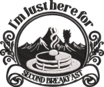 Second Breakfast Embroidery Design, Fantasy Mountain Machine Embroidery Pattern, Pancake Lover Embroidery File, Morning Foodie Quote Design - Image 4