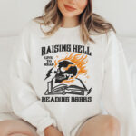 Raising Hell Skull Book Embroidery Design, Flaming Reader Machine Pattern, Gothic Literary Embroidery File for Jacket, Edgy Bookish Decor - Image 2