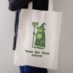 Wizard Frog Embroidery Design, Twas the Tism My Lord Machine Embroidery Pattern, Funny Toad Wizard Embroidery File for Cape, Green Frog Art - Image 2