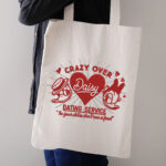 Crazy Over Daisy Dating Service Embroidery Design, Red Heart Duck Machine Embroidery Pattern, Retro Valentines Day Embroidery File Hoodie - Image 3