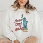 Statue of Liberty Embroidery Design, Sweet Land of Liberty Machine Embroidery Pattern, Patriotic Lady Liberty Star Embroidery File for Gift - Image 2
