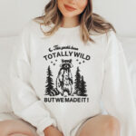 Totally Wild Raccoon Embroidery Design, Funny Animal Machine Embroidery Pattern, Forest Nature Embroidery File for Sweatshirts, Jackets - Image 3