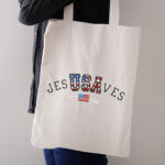 Jesus Saves USA Flag Embroidery Design, Christian Machine Embroidery Pattern, John 3 16 Embroidery File for Religious Shirts, Hoodies - Image 3
