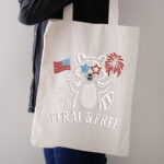 Feral and Free Raccoon Embroidery Design, Funny Patriotic Machine Embroidery Pattern, 4th of July Raccoon File for T-Shirts, Sweatshirts - Image 3