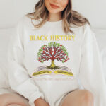Black History Tree Embroidery Design, Book and Roots Machine Embroidery Pattern, Educational Cultural File for Black History Month Gear - Image 2