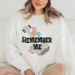 Floral Acoustic Guitar with Skull Pattern Embroidery Design, Mexican Folklore Inspired Style, Remember Me Quote File for Apparel and Decor - Image 2