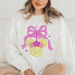 Citrus Fruit Mouse Ears with Pink Bow Embroidery Design, Lemonade Theme Floral Pattern, Summer Lemon Slices Machine File for Bags and Shirts - Image 3