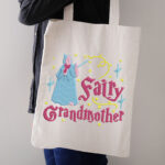 Magical Fairy Grandmother Embroidery Design, Whimsical Wand and Sparkle Pattern, Pink and Blue Fantasy File for Custom Grandma Gifts Hoodie - Image 3