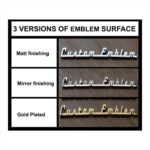 Personalized 3D Car Emblems, Heavy-Duty Metal Letters with Strong Adhesive Tape - Image 8