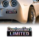 Car Emblem Edition Hologram Shadow, Custom Text for Motorcycle Bike Helmet Mailbox Decal Bright