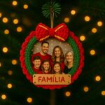 Crochet Christmas Wreath Ornament Pattern PDF, Family Ornament Crochet Tutorial, Easy Beginner Crochet Pattern Digital Download - Image 2