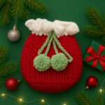 Crochet Christmas Gift Bag Pattern PDF, Christmas Amigurumi Bag, Home Decor, Beginner Friendly Holiday Pattern, DIY Xmas Decoration