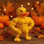 Crochet Buff Duck Amigurumi Pattern: Thanksgiving Decor (PDF Download)
