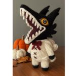 Little Wolf Hood Buddy Amigurumi Crochet Pattern PDF – Cute Mushroom Witch Doll, Thanksgiving Crochet Plush, DIY Fall Home Decor Toy