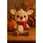 Christmas Nosed Reindeer Crochet Pattern PDF, Amigurumi Santa Claus Digital Download, Amigurumi Christmas Decor, Christmas Gift - Image 6