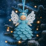 Crochet Angel Ornament Pattern: Christmas Amigurumi Set Decor (PDF Download), Crochet Christmas Pattern
