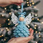 Crochet Angel Ornament Pattern: Christmas Amigurumi Set Decor (PDF Download), Crochet Christmas Pattern - Image 3