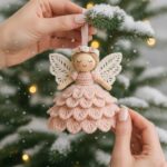 Crochet Angel Ornament Pattern: Christmas Amigurumi Set Decor (PDF Download), Crochet Christmas Pattern - Image 6
