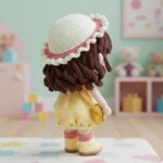 Amigurumi Girl Doll Crochet Pattern, PDF Tutorial, Cute Handmade Toy, Soft Plush Doll, Instant Download - Image 6