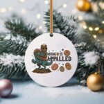 Dungeon Crawler Carl Ornament, Princess Donut and Mongo , Fantasy Dungeon Ornament, Geek Bookish - Image 2