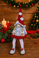 Christmas Gnome Girl Crochet Doll Pattern PDF, Amigurumi Santa Claus Digital Download, Amigurumi Christmas Decor, Christmas Gift