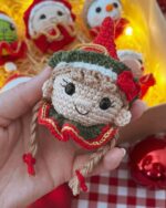 Crochet Christmas Ornaments Set – Santa Pattern: Christmas Amigurumi Set Decor (PDF Download), Crochet Christmas Pattern - Image 12