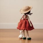 Crochet Amigurumi Heidi Doll Pattern, Little Heidi In Overalls & Flower Basket And Duck, PDF Tutorial - Image 3