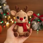Christmas Nosed Reindeer Crochet Pattern PDF, Amigurumi Santa Claus Digital Download, Amigurumi Christmas Decor, Christmas Gift - Image 3