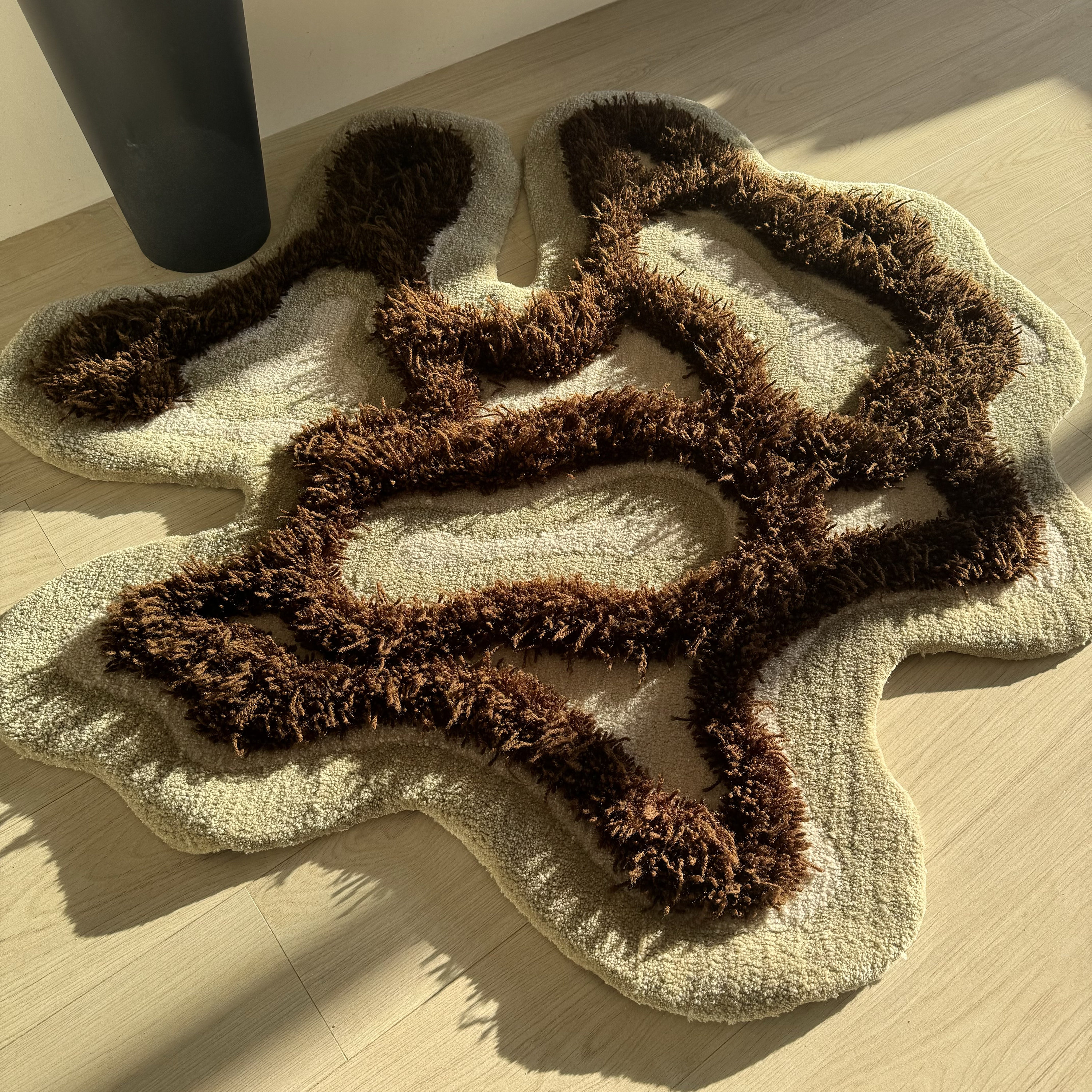 3D Abstract Tufted Rug - Aesthetic home decoration - Image 6