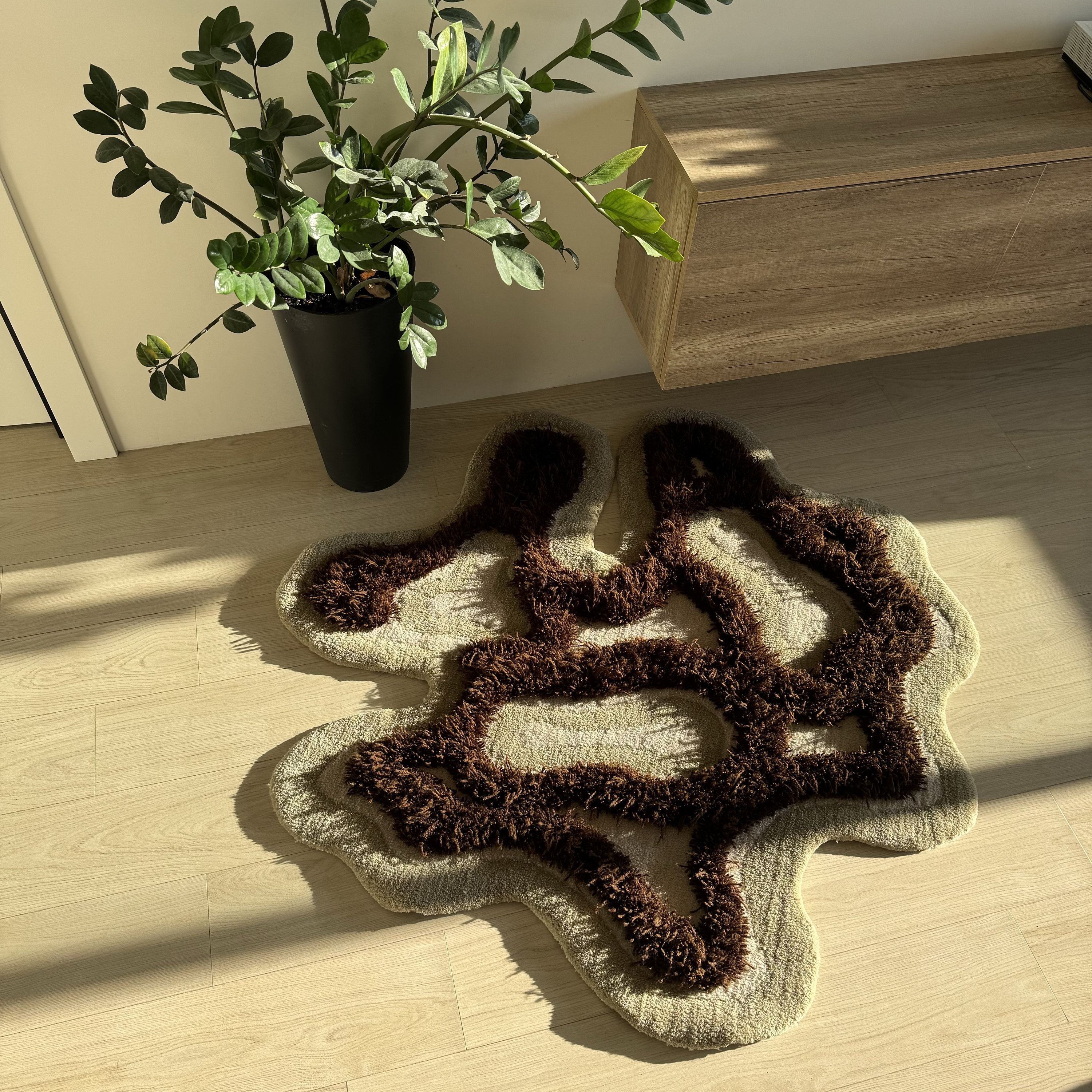 3D Abstract Tufted Rug - Aesthetic home decoration - Image 5