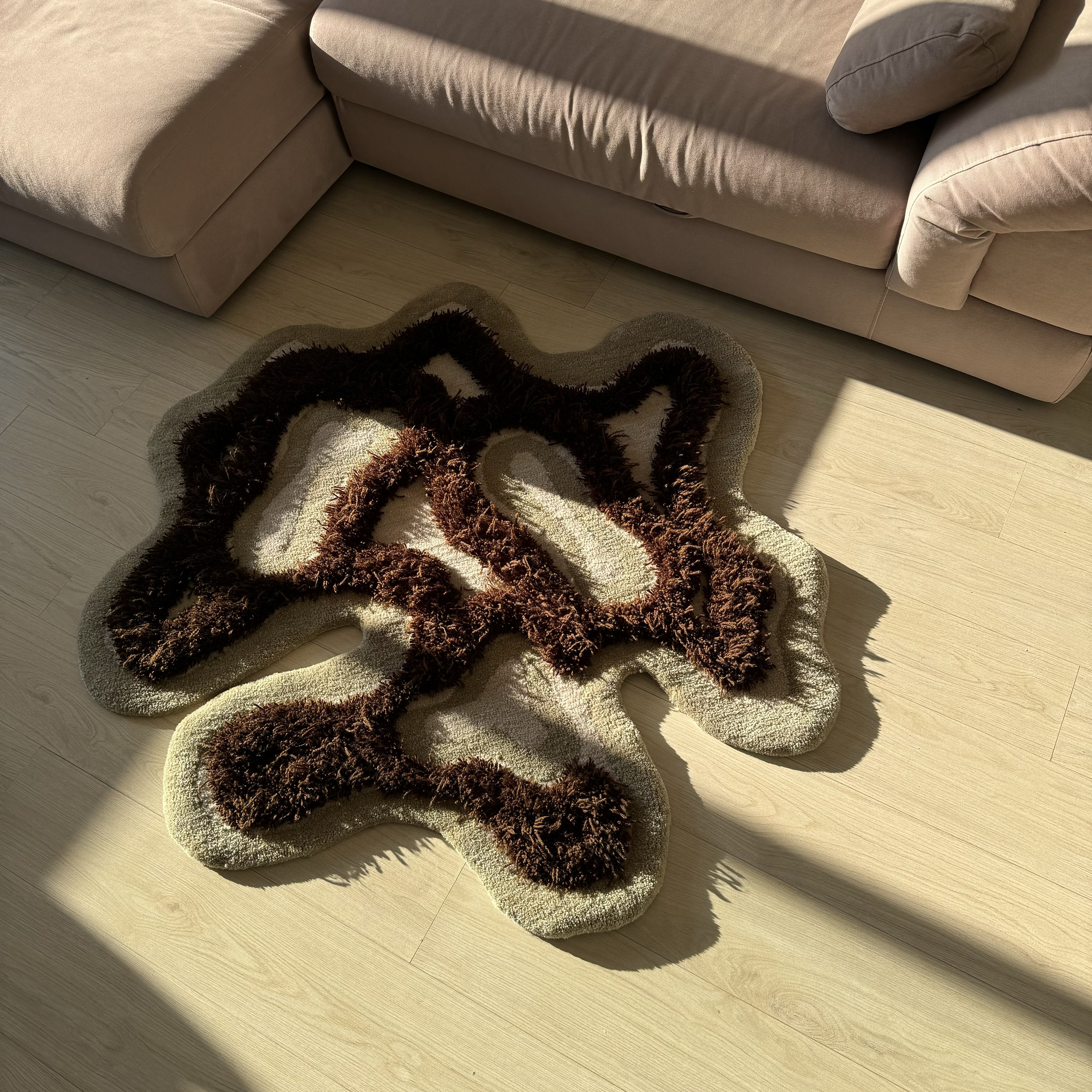 3D Abstract Tufted Rug - Aesthetic home decoration - Image 7