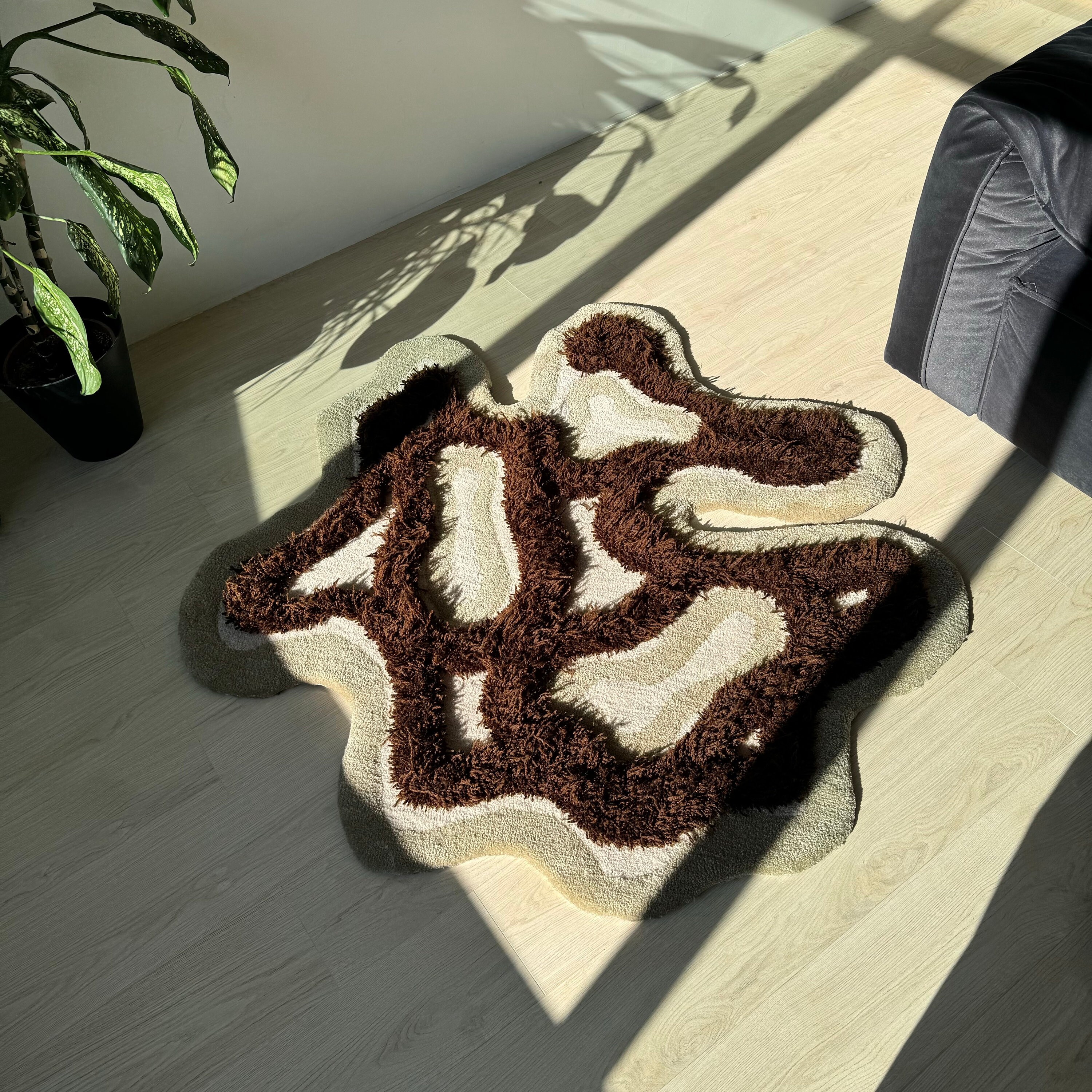 3D Abstract Tufted Rug - Aesthetic home decoration - Image 10