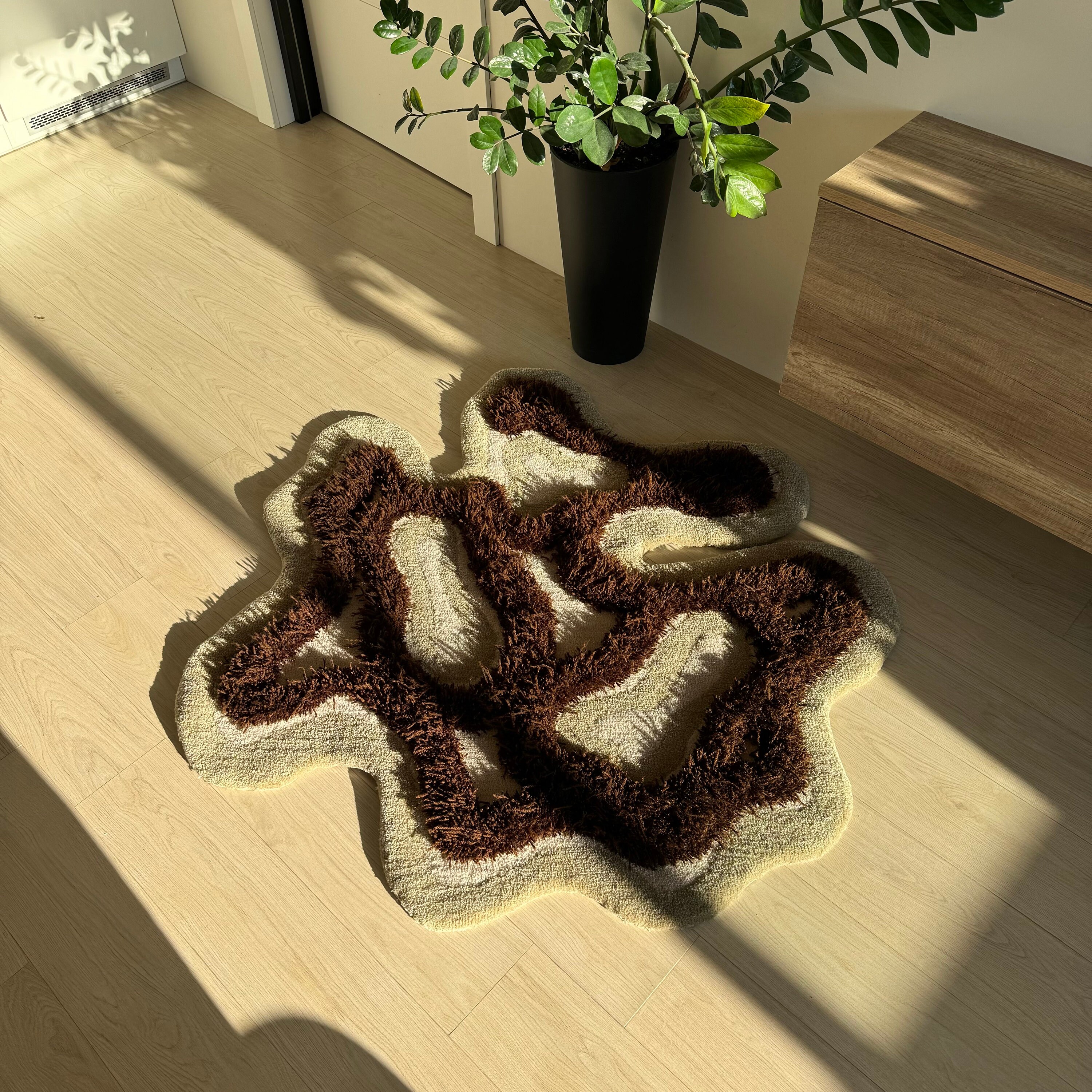 3D Abstract Tufted Rug - Aesthetic home decoration - Image 8