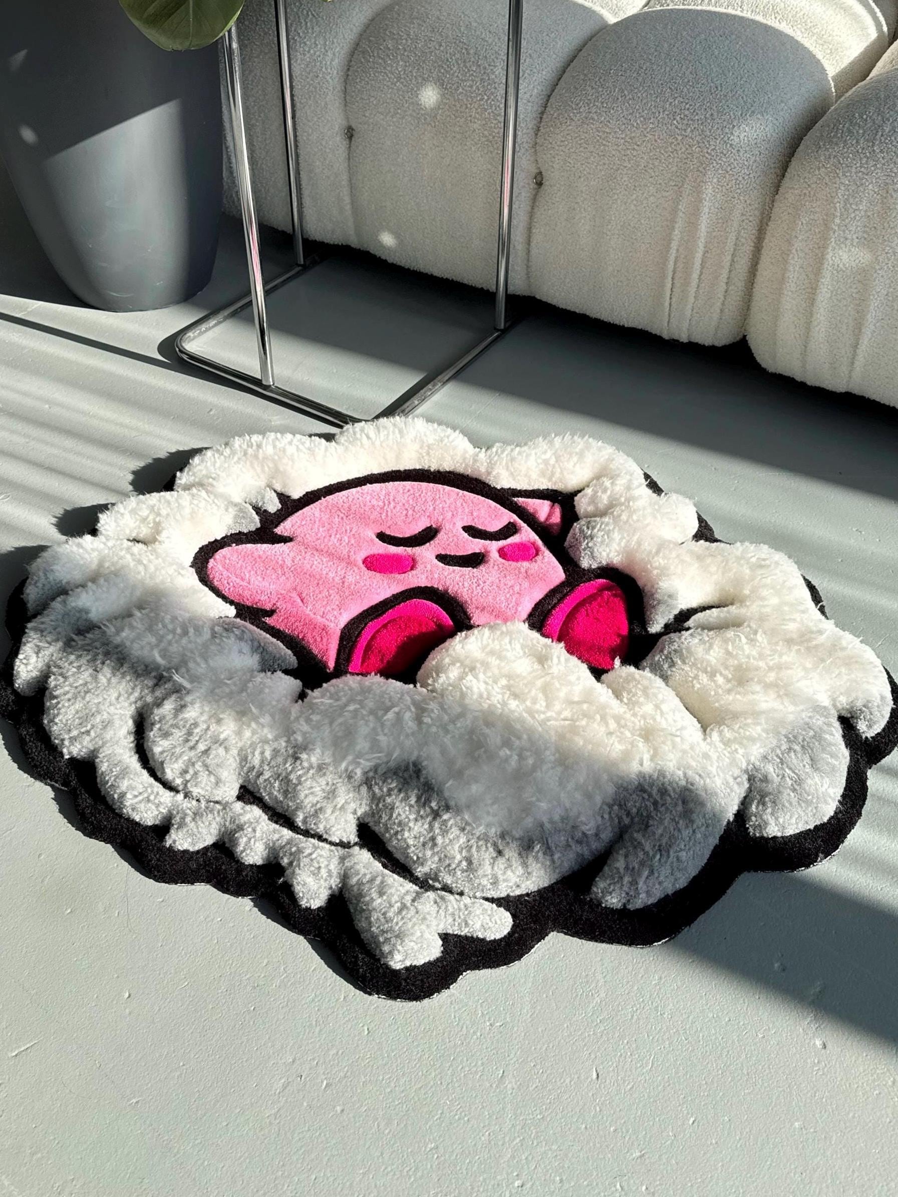 3D Tufted Cartoon Rug: Fluffy Clouds Carpet, Handmade Room Decor - Image 7